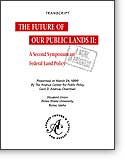 Future of Our Public Lands II Transcript cover