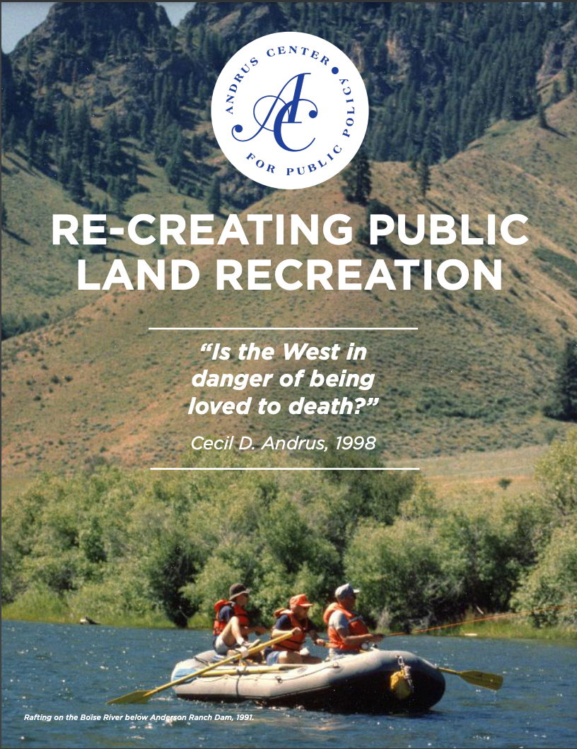 Re-creating Public Land Recreation Report cover image