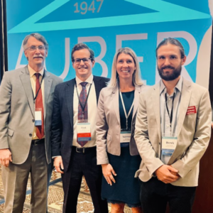 Fry and colleagues at 2023 AUBER conference