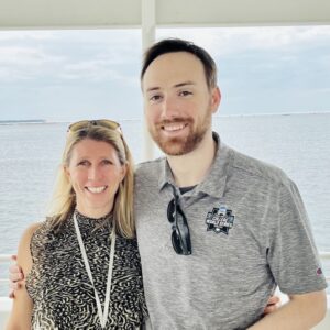 Vanessa Fry and Gabe Osterhout in Pensacola, FL for AUBER fall conference