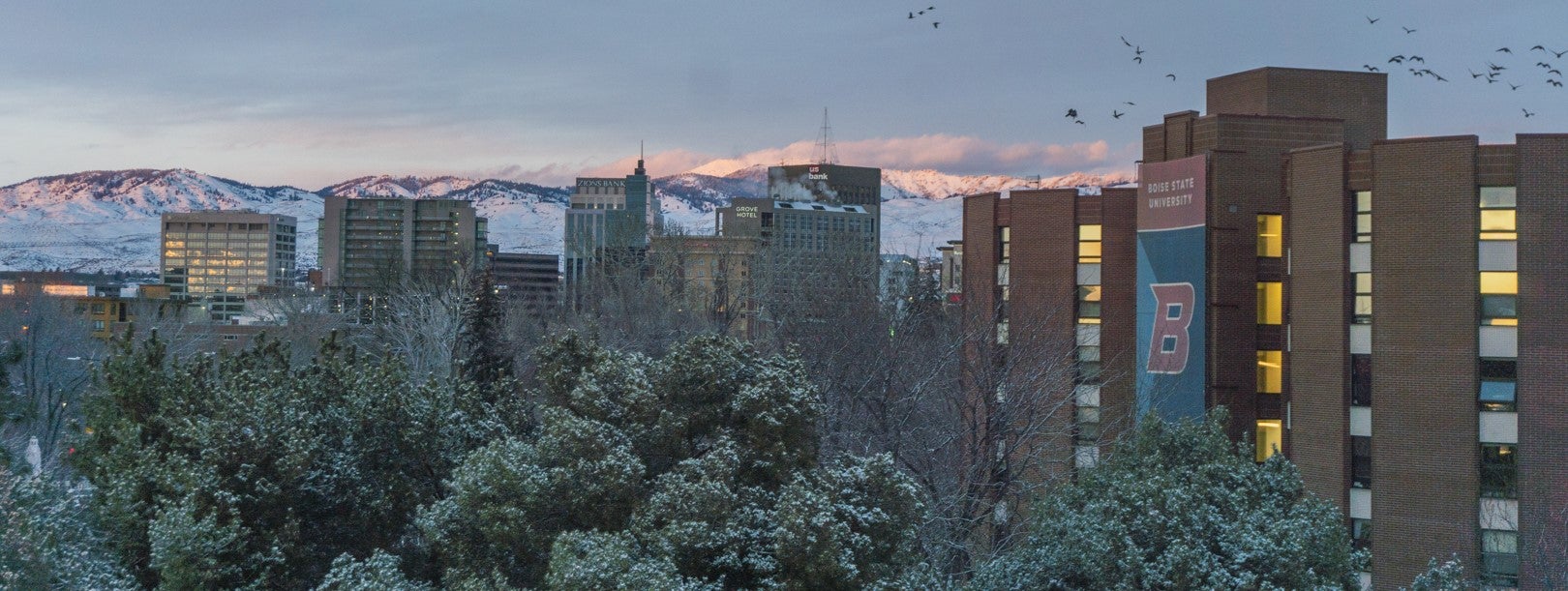 Scenic view of boise state