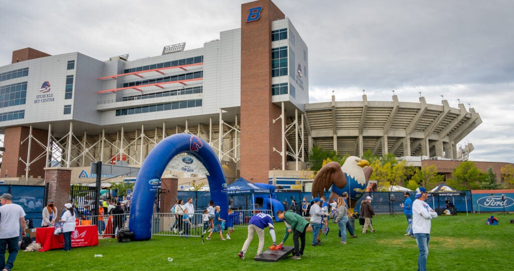 Boise State Football vs. UTEP, tailgating, photo by Priscilla Grover