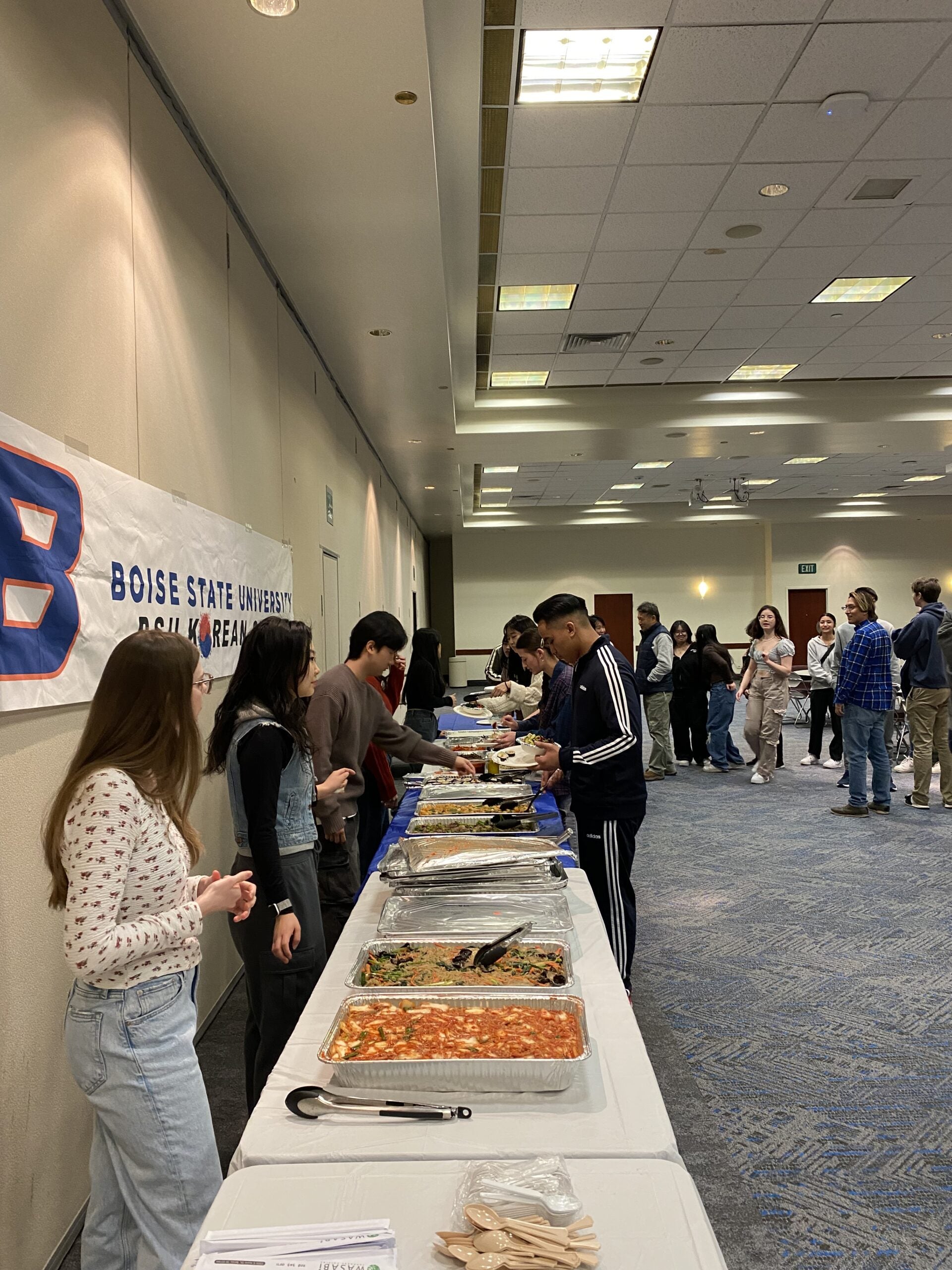 Food served at Korean Event