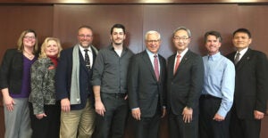 Boise State representatives with Taiwan Economic and Cultural Office officals