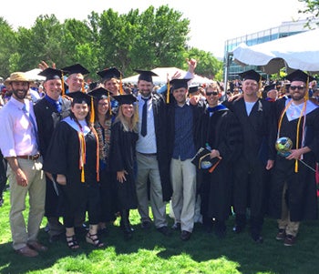 graduation group photo